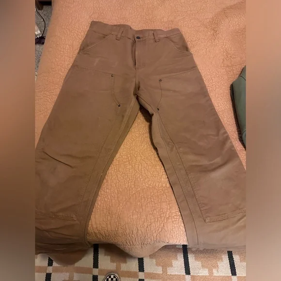 Palace x Carharrt WIP Hamilton Brown Double Knee pants